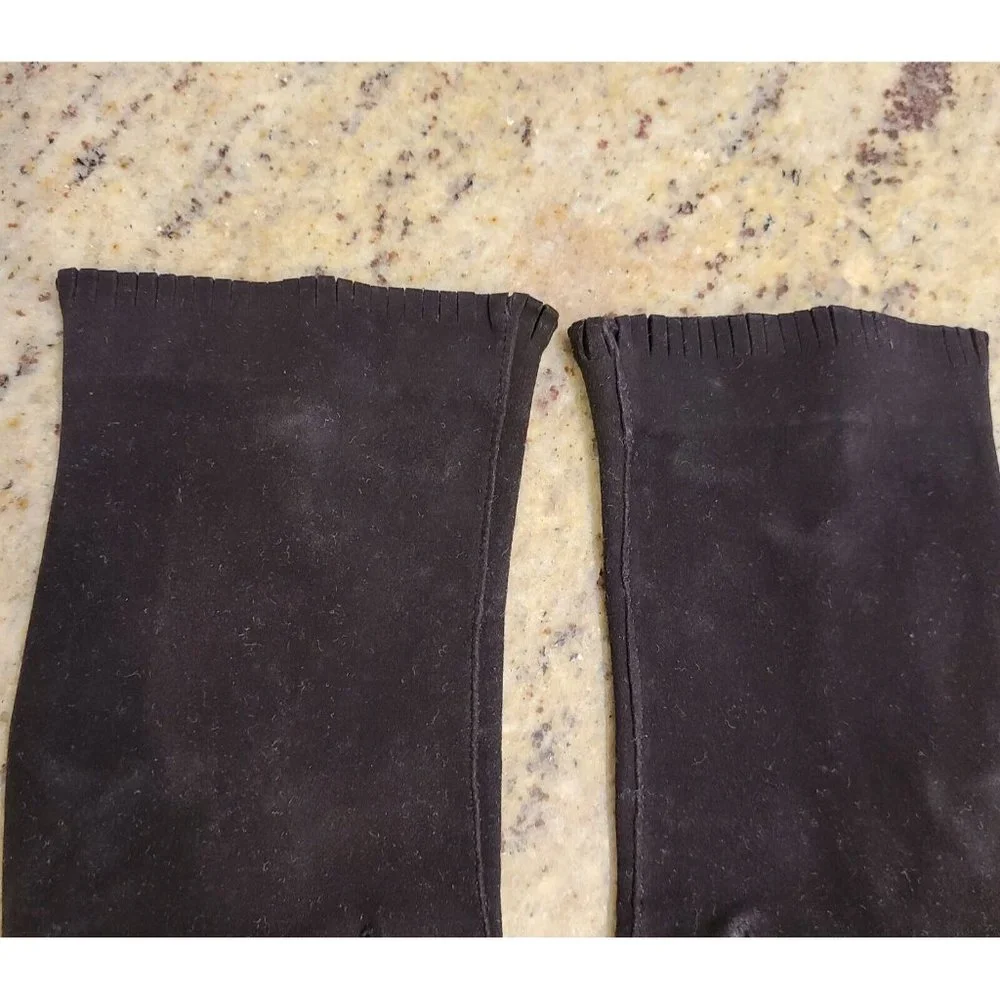 Vintage Size M 7 Brown Suede Leather 8.5